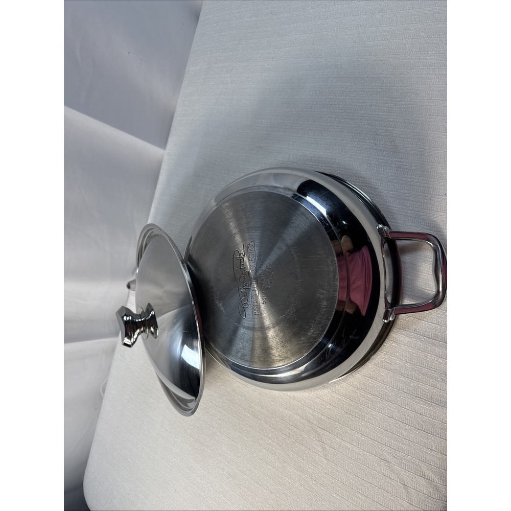 Wolfgang Puck Bistro elite Collection 5 Qt. 18/10 Stainless Steel Pan/lid - Picture 4 of 6